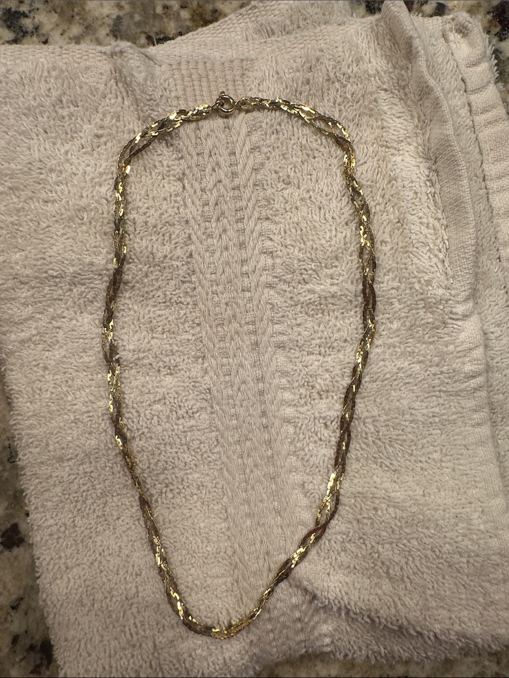 Gold-Tone Twisted Rope Chain Necklace - Women